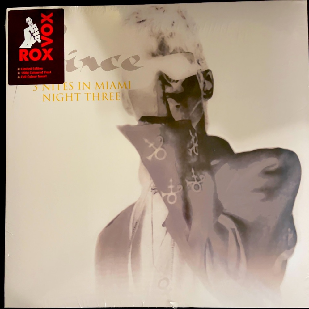 Prince 3 Nites in Miami Vinyl lp night three colored vinyl 180 gram sealed!